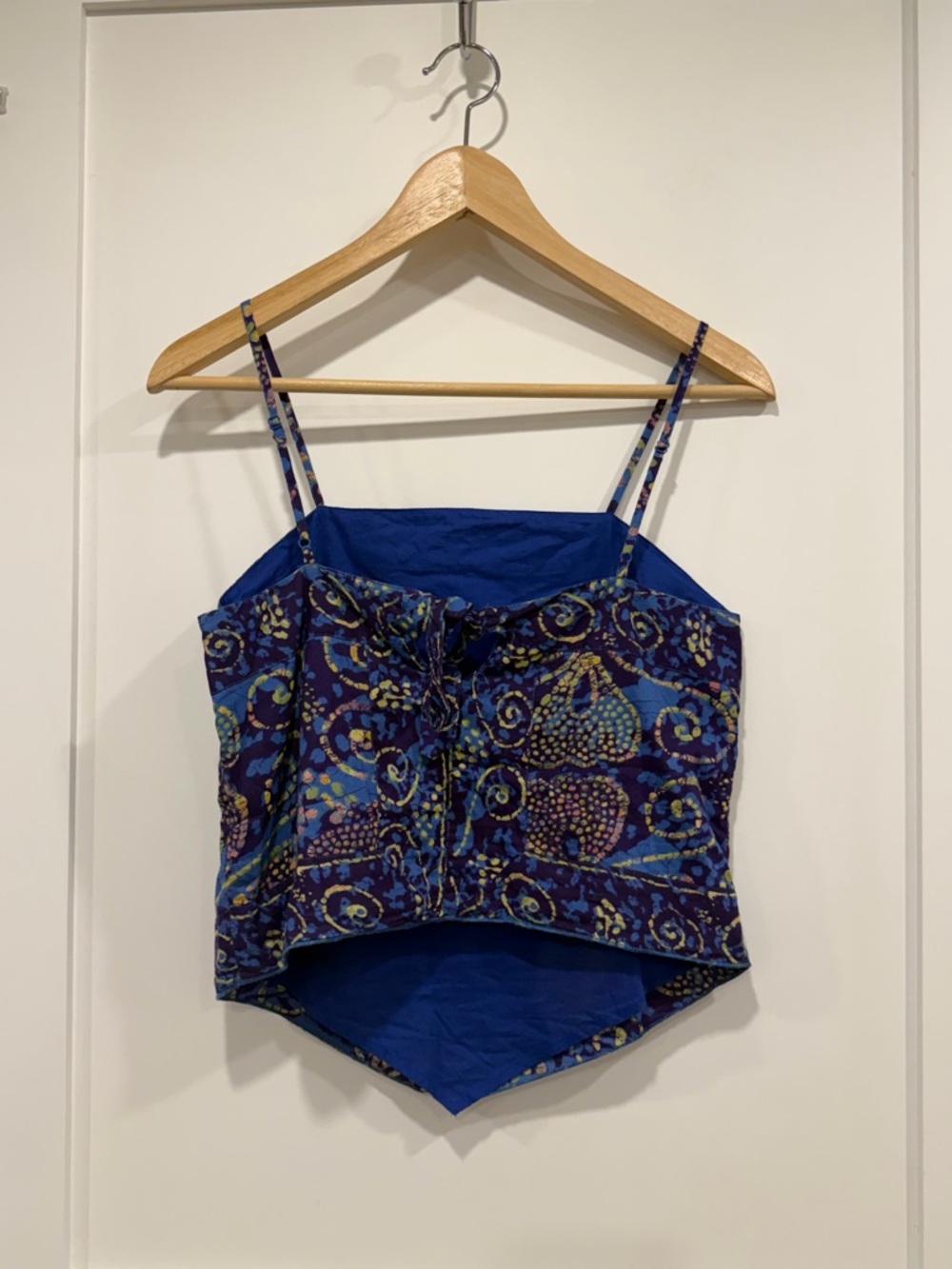 GAP, Retro, Blue Patterned Handkerchief Style Camisole - Picture 15 of 15